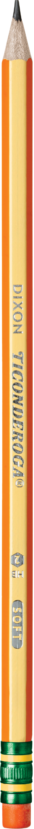 Orange Striped Pencil