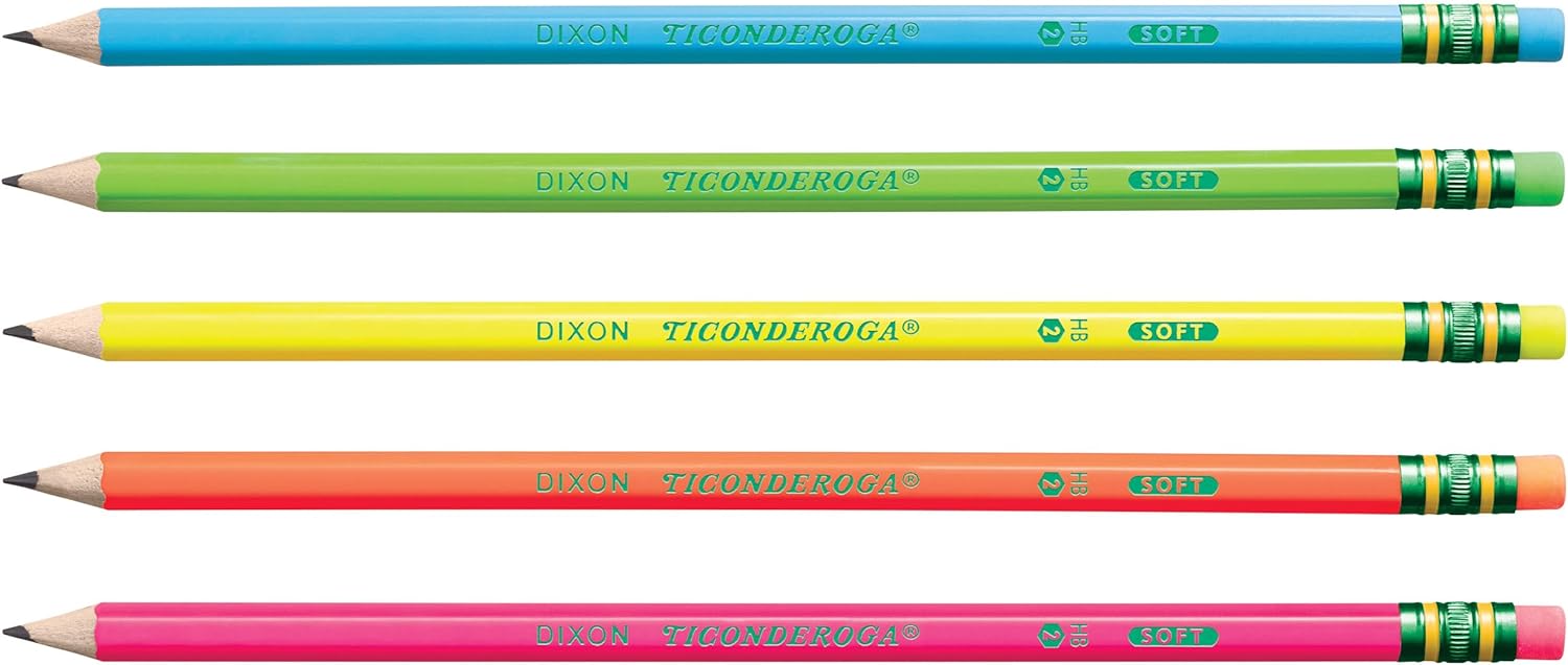 10 ct. Neon Colored Pencils - Bright Colored Pencils
