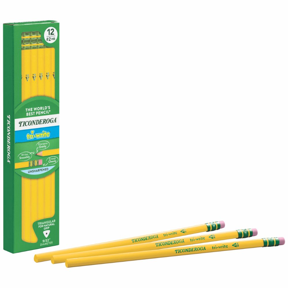 Ticonderoga® Pre-Sharpened Pastel Wood-Cased Pencils, 10 pk - Fred