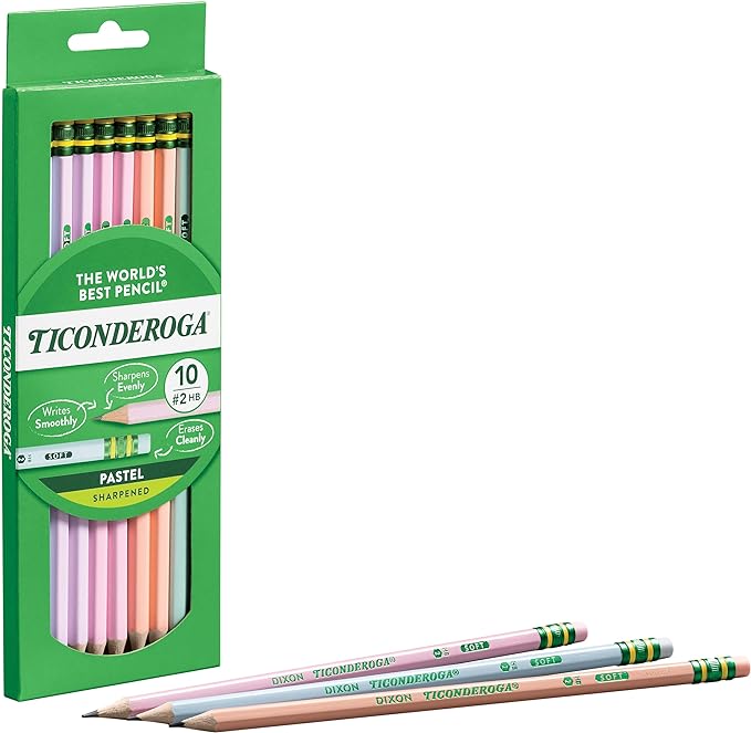 Pastel Wood-Cased Pencils